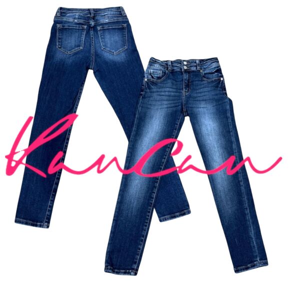 Kancan Signature High Rise Ankle Skinny Girls Jeans Size 14 - Picture 1 of 12